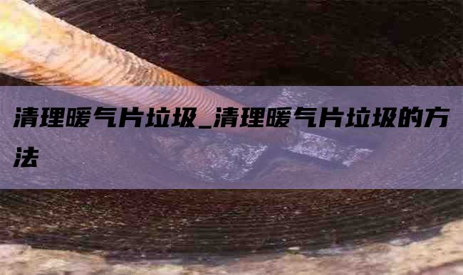 清理暖气片垃圾_清理暖气片垃圾的方法