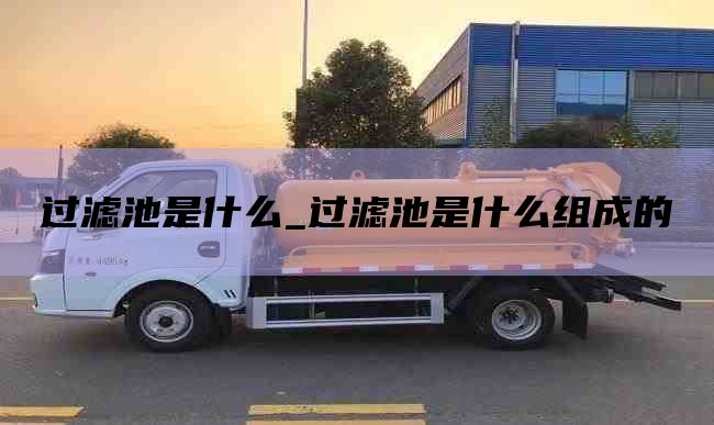 过滤池是什么_过滤池是什么组成的